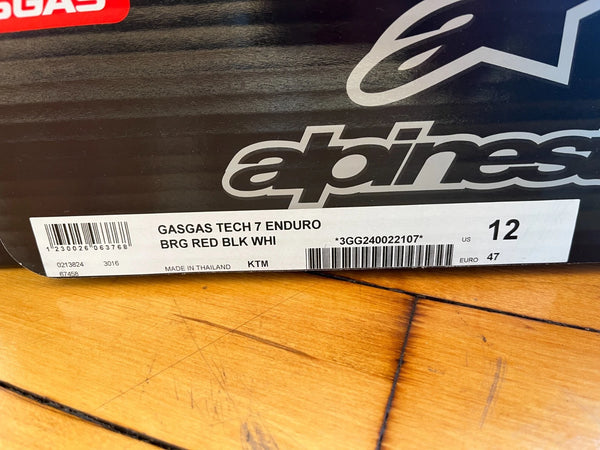 GasGas Tech 7 Enduro BRG Red Black White