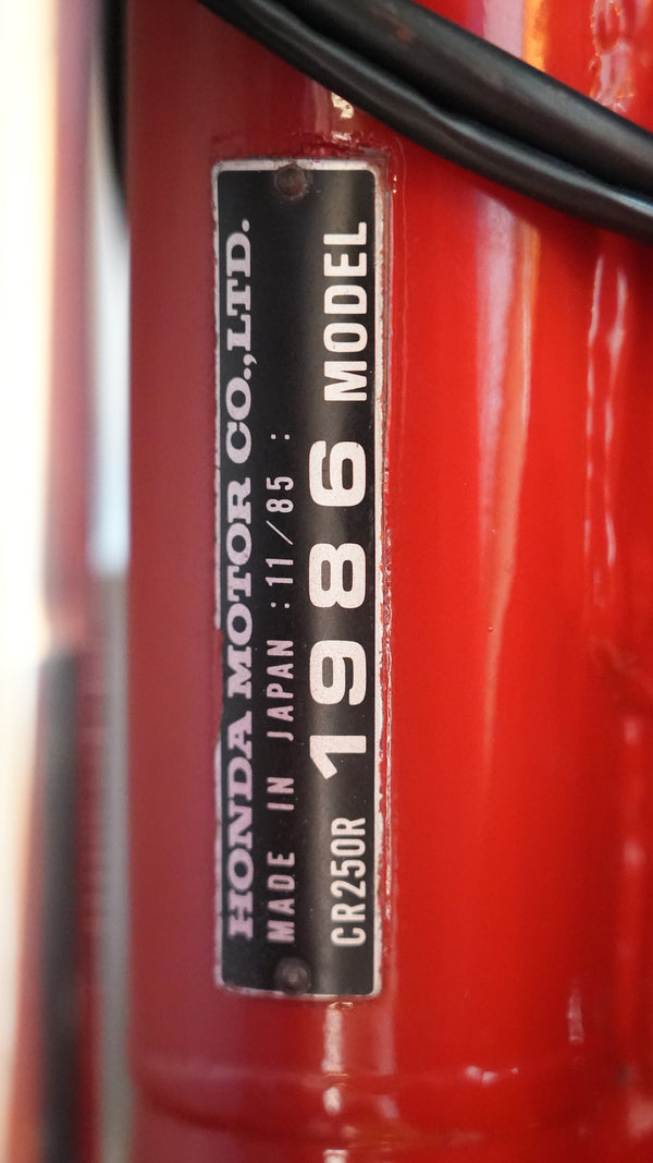 1986 HONDA CR250R