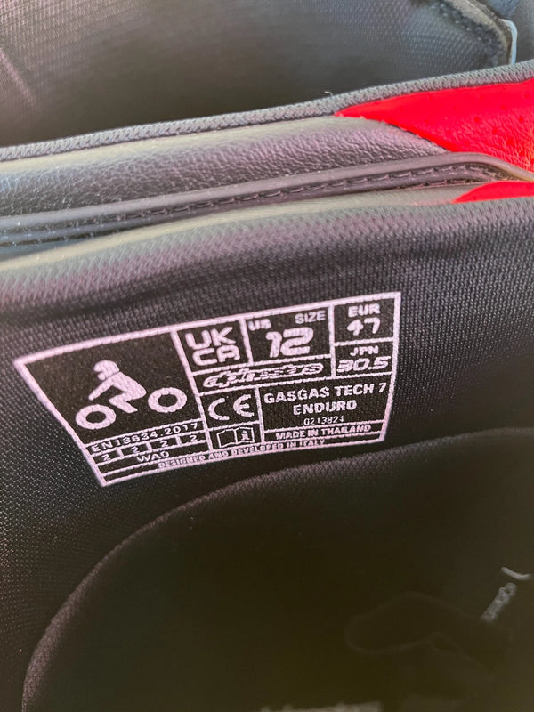GasGas Tech 7 Enduro BRG Red Black White