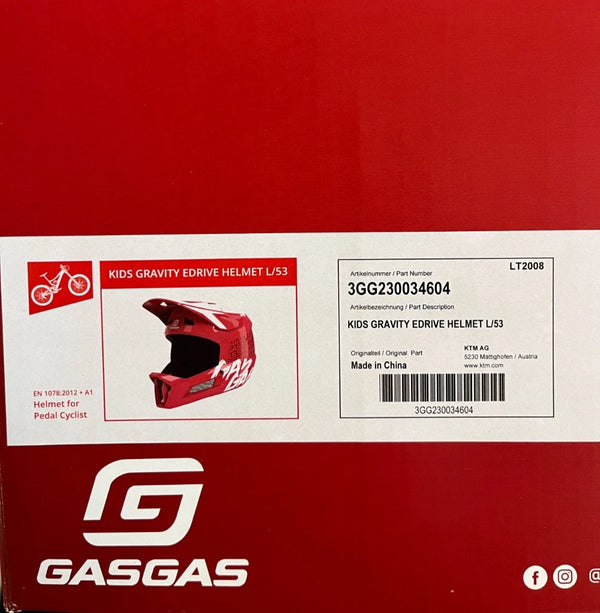 GasGas Kids Gravity Edrive-MTB Helmet