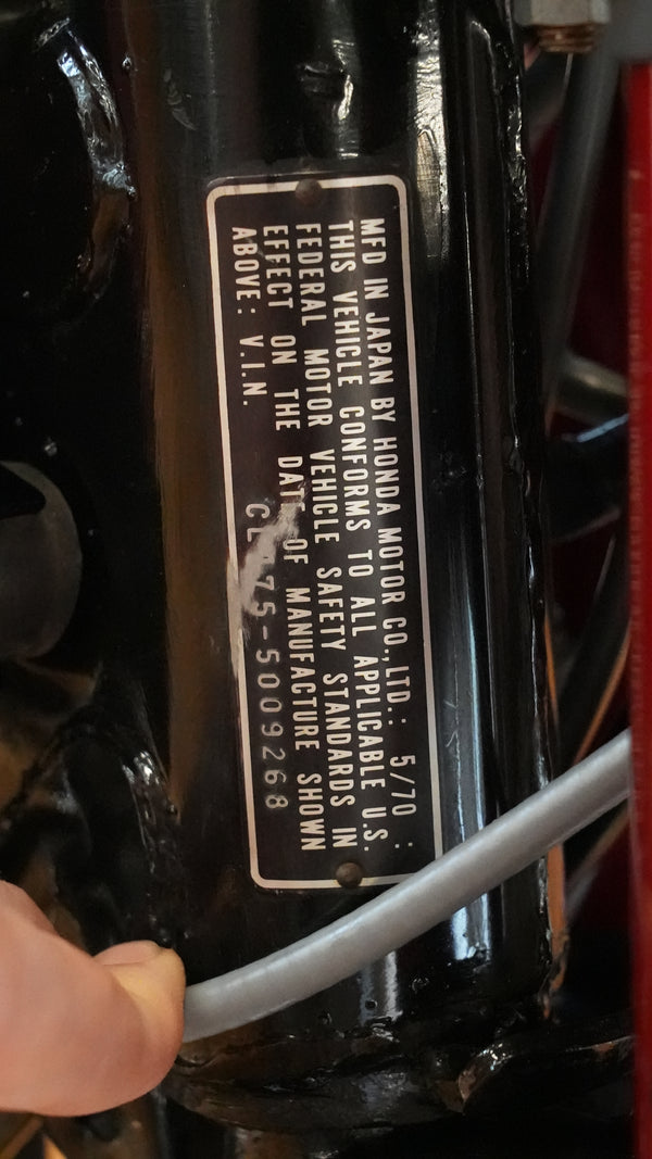 1970 Honda CL175