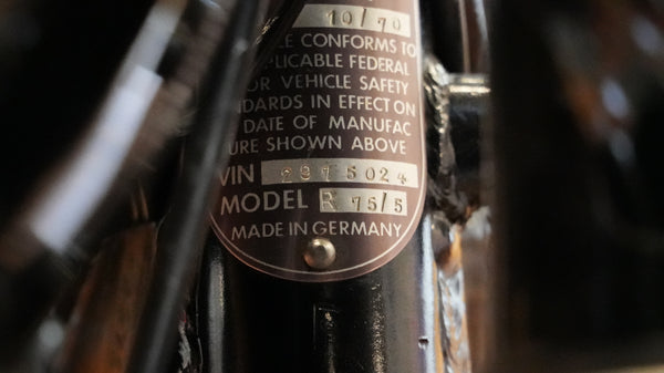 1971 BMW R75/5