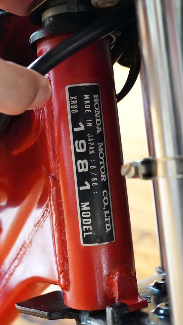 1981 Honda XR80