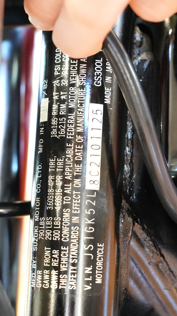 1982 Suzuki GS300L