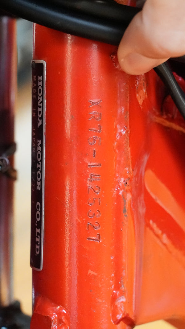 1977 Honda XR75