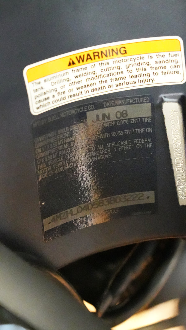 2008 Buell 1125R 25th Anniversary Edition