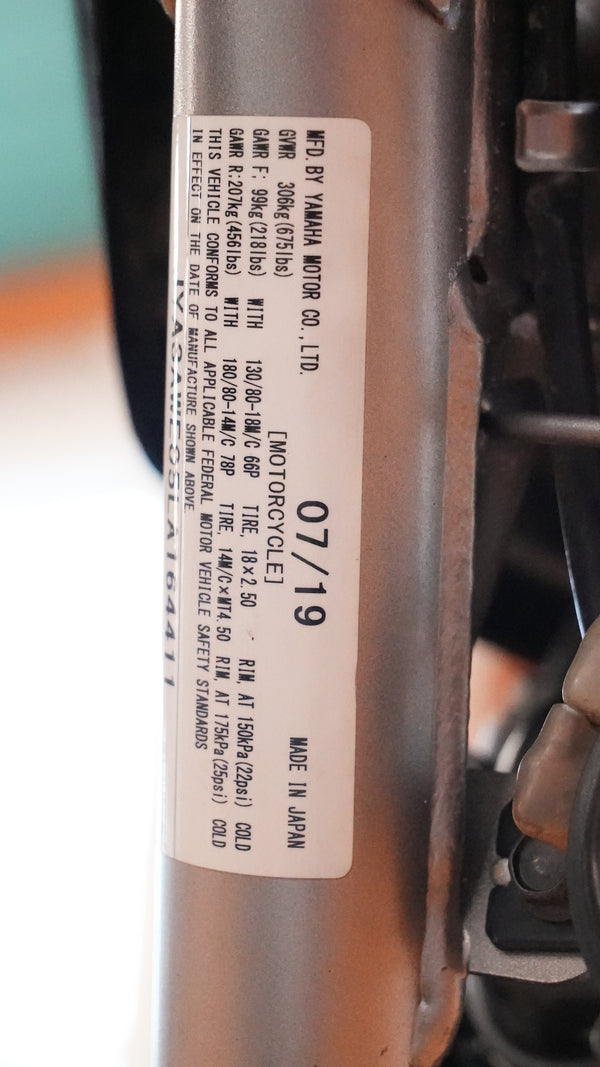 2020 Yamaha TW200