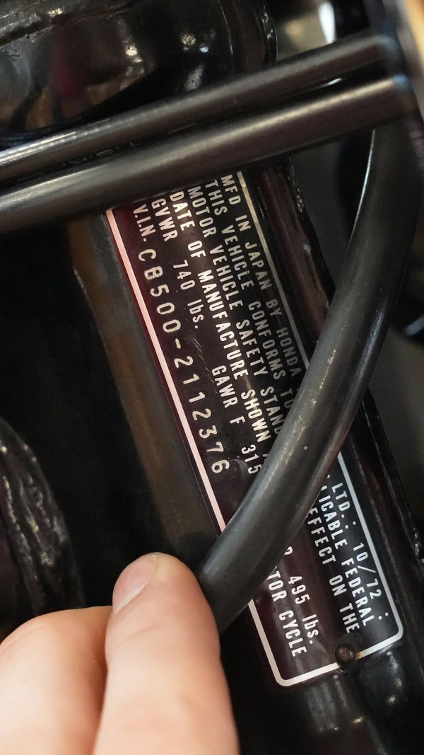 1973 Honda CB500 Four