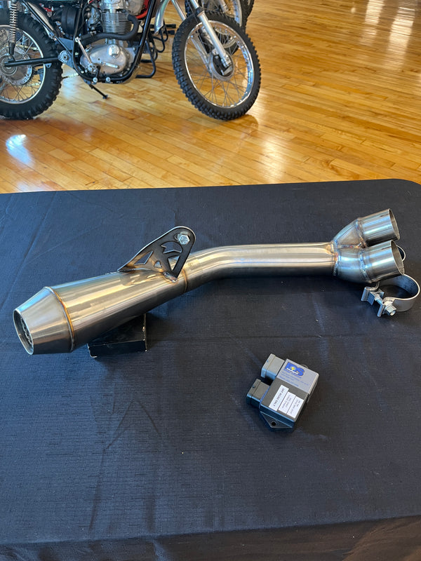 Kaplan Cycle Race Pipe for 2026 Buell Super Cruiser (OFFROAD ONLY)