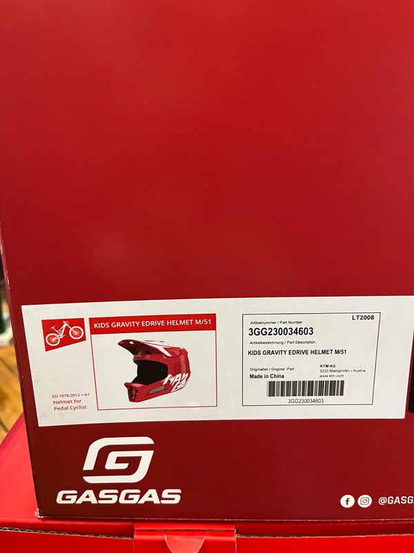 GasGas Kids Gravity Edrive-MTB Helmet